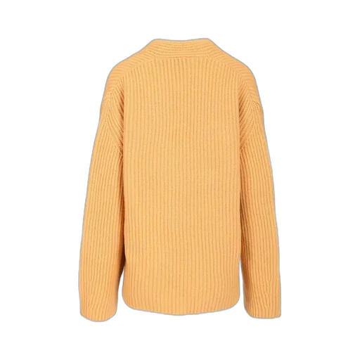 V-Neck Ribbed Sweater