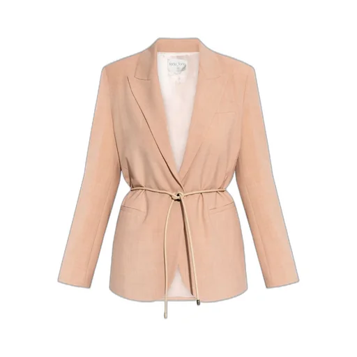 Single-Breasted Blazer With Belt