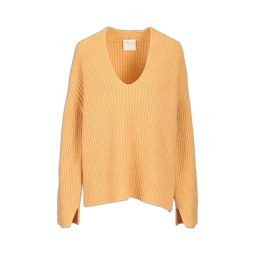 V-Neck Ribbed Sweater