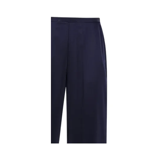 Wide-Leg Satin Trousers