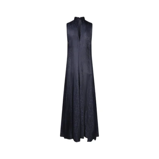 Sleeveless High Neck Maxi Dress