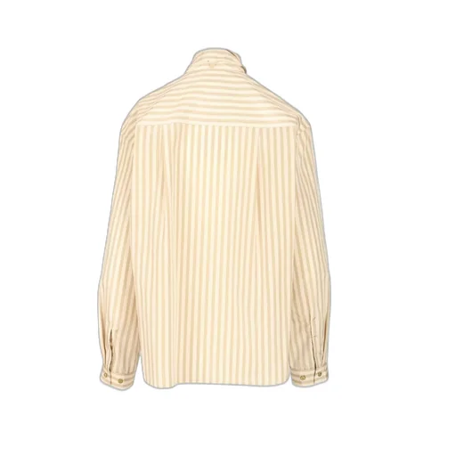 Striped Shirt With Bow Detail