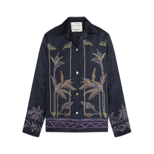 Embroidered Silk Shirt