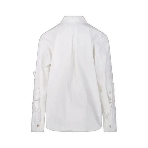 Shirt With Floral Embroidery