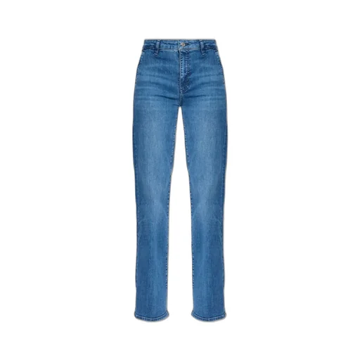High-Rise Straight-Leg Jeans