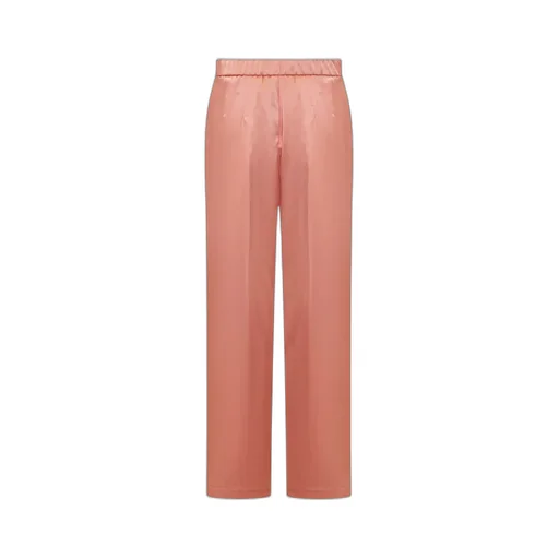 Wide-Leg Satin Trousers