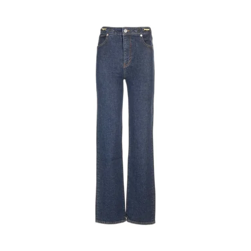 High-Waisted Flared Jeans