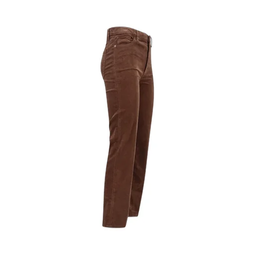 High-Rise Flared Corduroy Trousers