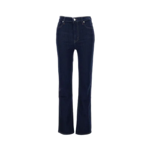 High-Waisted Flared Jeans