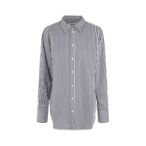 Striped Button-Up Shirt