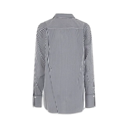 Striped Button-Up Shirt