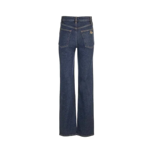 High-Waisted Flared Jeans