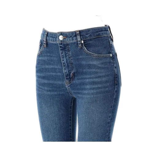 High-Waisted Bootcut Jeans