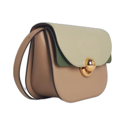 Colorblock Saddle Bag