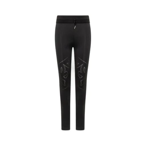 Leggings With Decorative Knee Patches