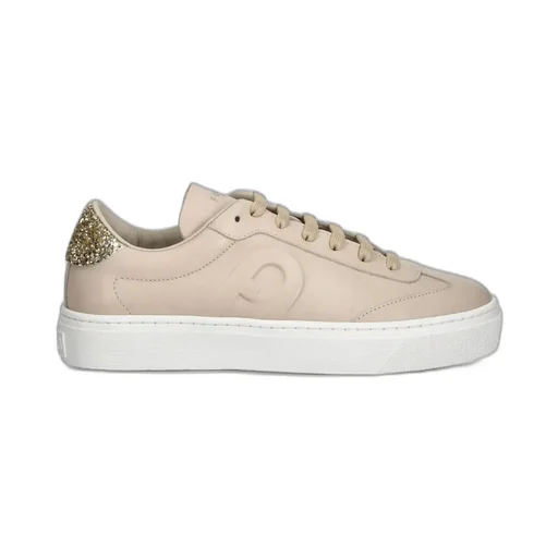 Sneakers With Glitter Heel
