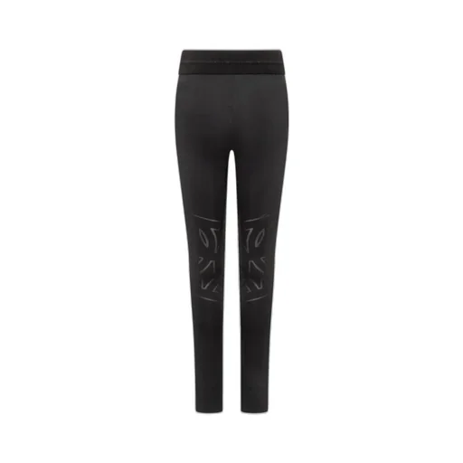 Leggings With Decorative Knee Patches