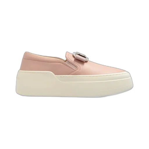 Slip-On Sneakers With Buckle