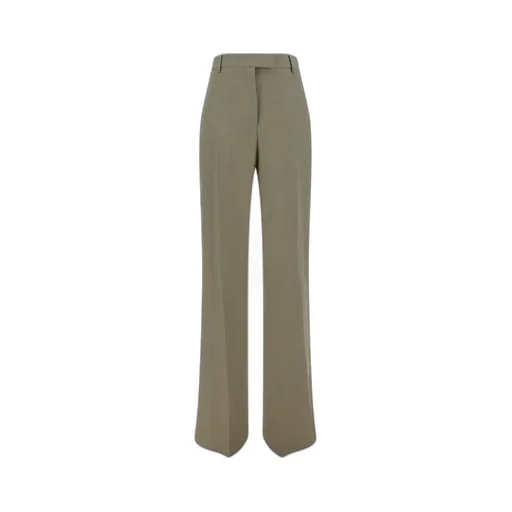 High-Waisted Wide-Leg Trousers
