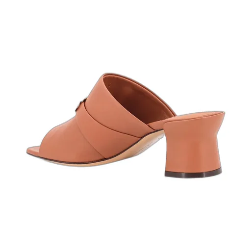 Mules With Gancini Buckle