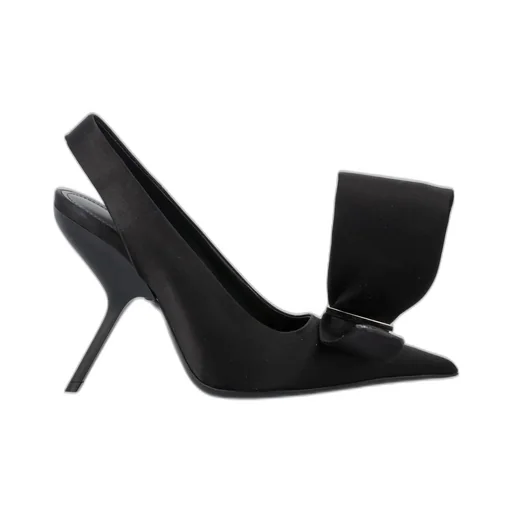 Slingback Pumps With Bow