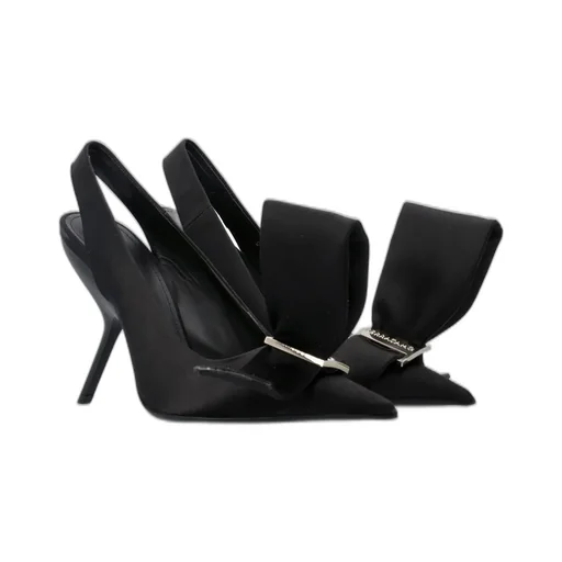 Slingback Pumps With Bow