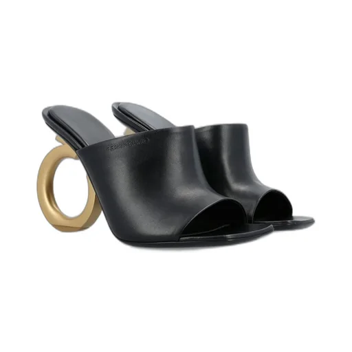 Gancini Heel Mules