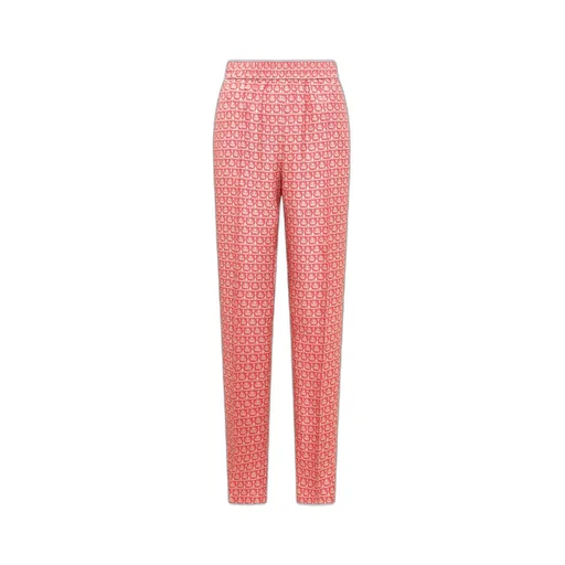 Gancini Print Trousers
