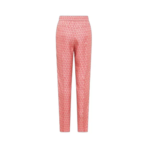 Gancini Print Trousers
