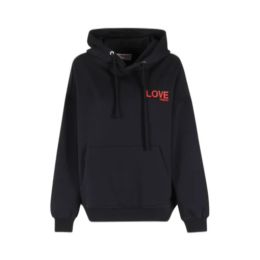 Hoodie With Cherub Print