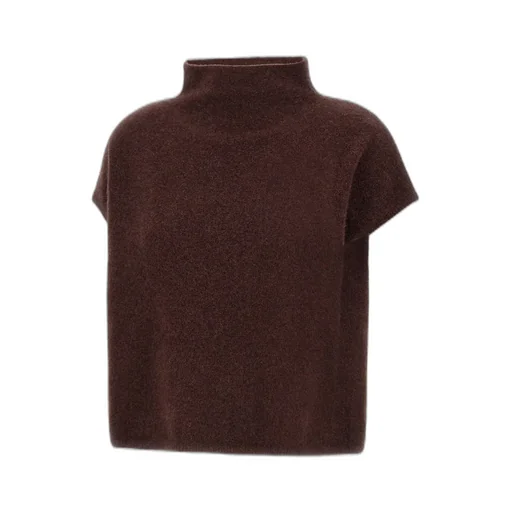 Mock Neck Sleeveless Knit Top