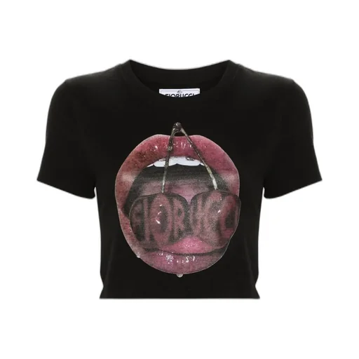 Graphic Print Cropped T-Shirt