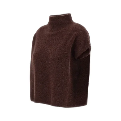 Mock Neck Sleeveless Knit Top