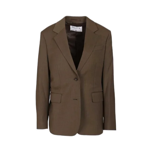 Single-Breasted Wool Blazer