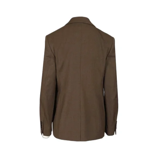 Single-Breasted Wool Blazer