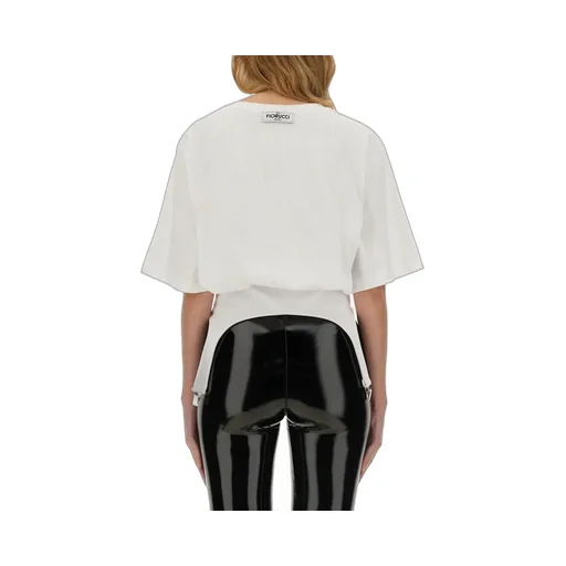 T-Shirt With Garter Straps