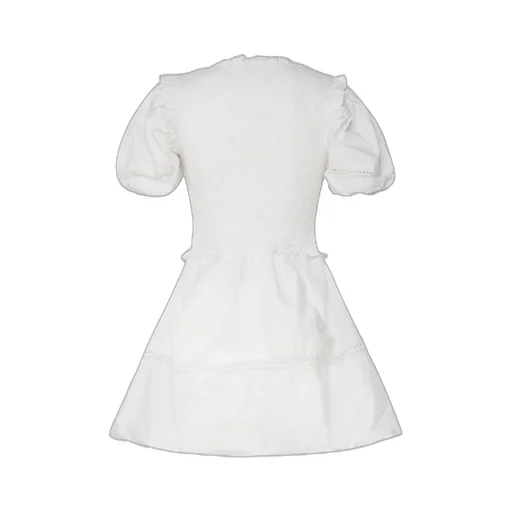 Smocked Puff Sleeve Dress