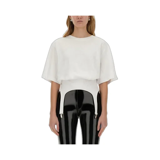 T-Shirt With Garter Straps