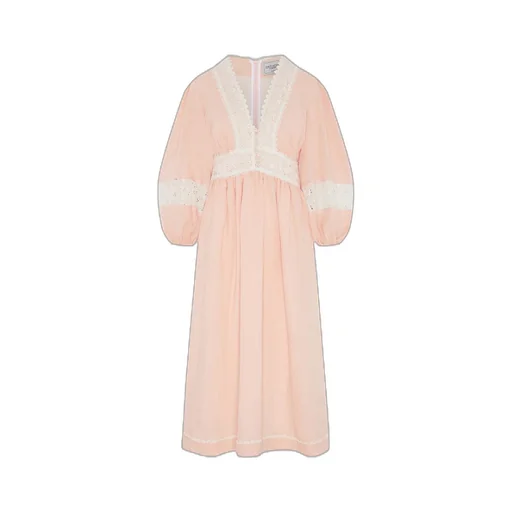 Cotton Poplin Midi Dress
