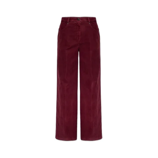 Wide-Leg Corduroy Trousers