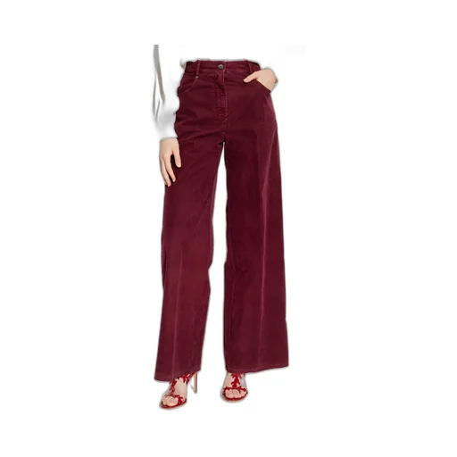 Wide-Leg Corduroy Trousers