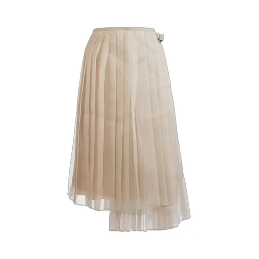 Pleated Midi Skirt