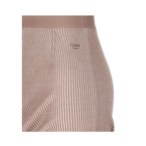 Ribbed Knit Asymmetrical Skirt