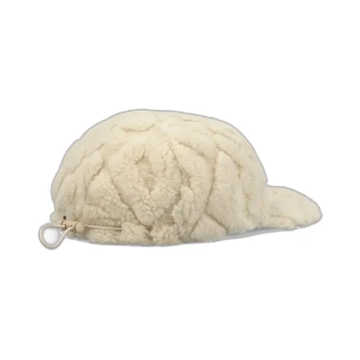 Quilted Faux Fur Baseball Cap