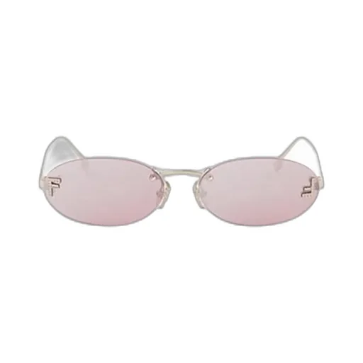 Oval Rimless Sunglasses