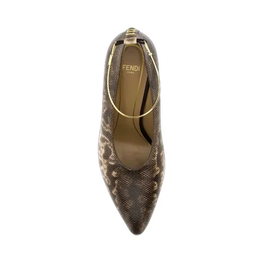 Pointed-Toe Pumps With Ankle Strap