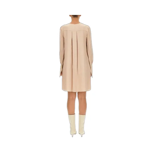 Ruffled V-Neck Dress