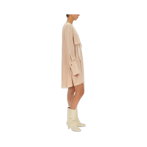 Ruffled V-Neck Dress