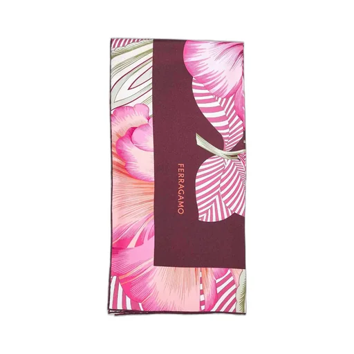 Floral Print Silk Scarf