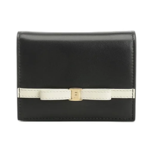 Compact Wallet With Bow Detail